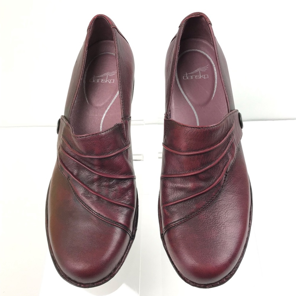 Dansko Leather Brown Women's Loafers 9.5 /40 Shoes